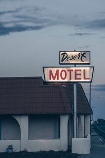 Desert Motel; photograph by Nathan Larson.