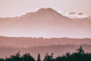 Mount Redoubt — homer; photograph by Nathan Larson.