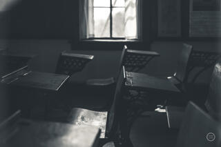 One Room Schoolhouse Desk