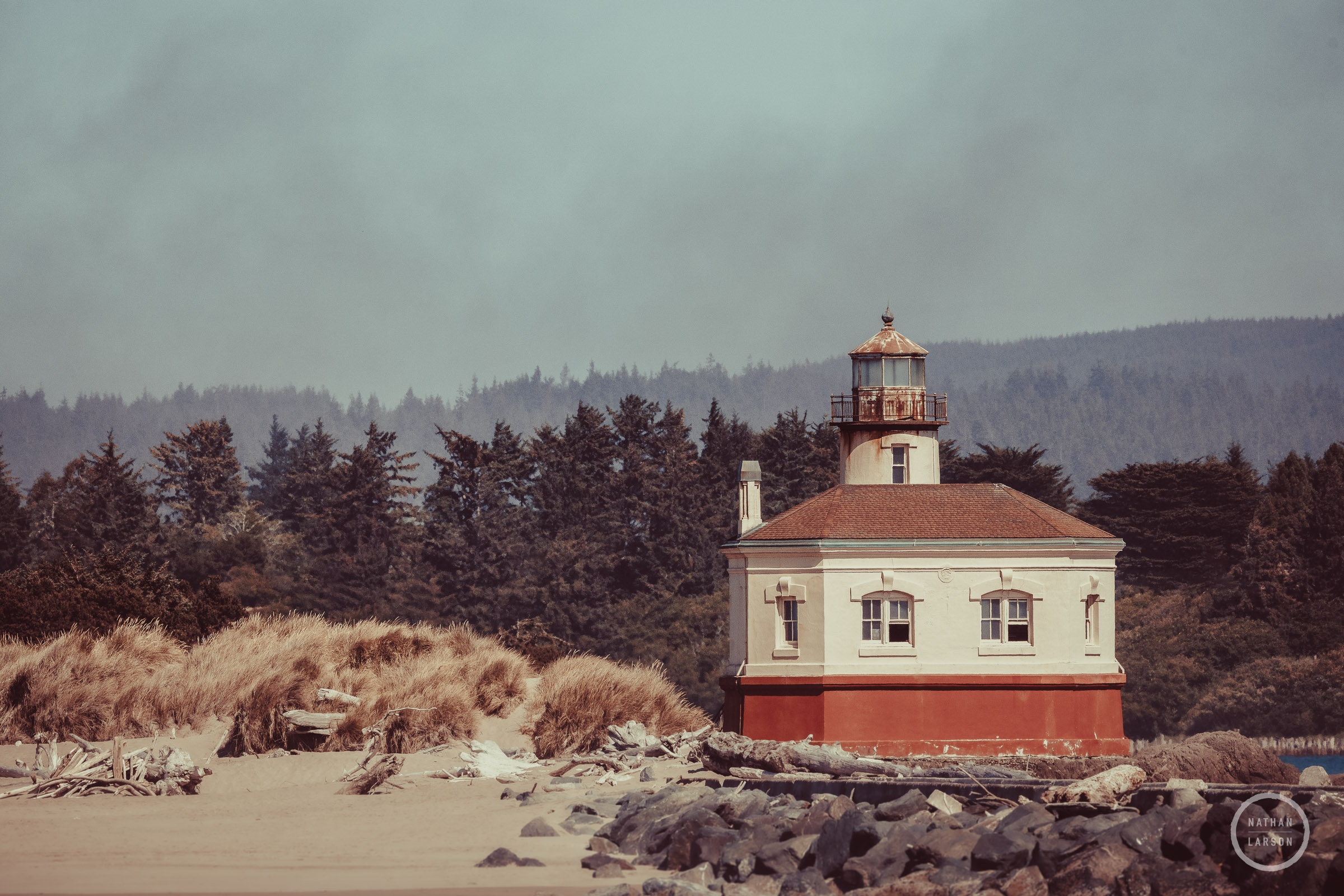 Admire the enduring strength of Oregon's coastal lighthouses through our collection of fine art prints. Each piece offers a unique...